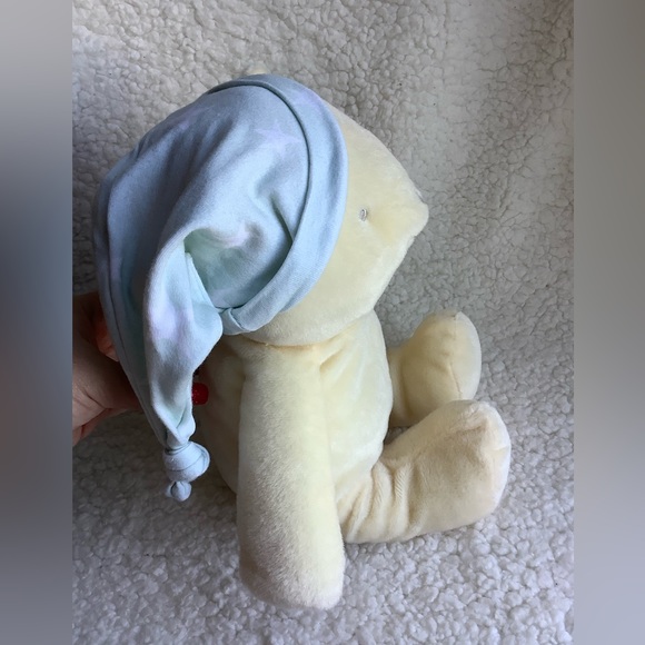 Grasslands Road 13 inch Plush Bear Stuffed Animal w Nightcap Embroidered Eyes - Picture 5 of 8